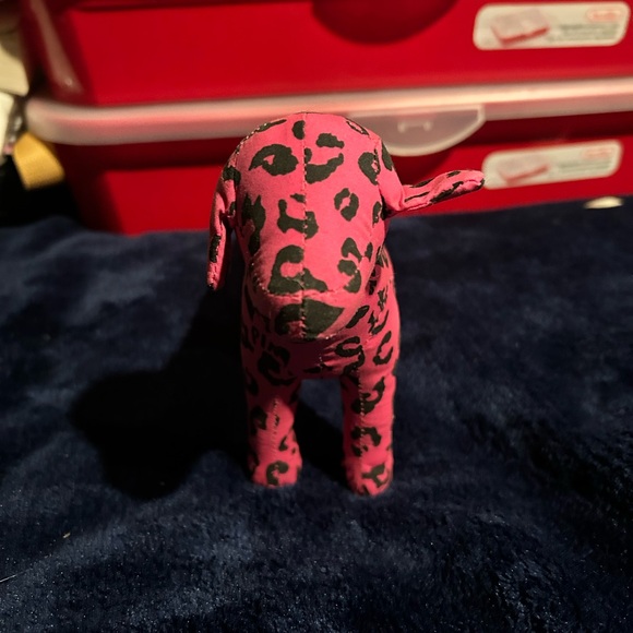 PINK Victoria's Secret Pink and Black Leopard Print Plush - Picture 6 of 7
